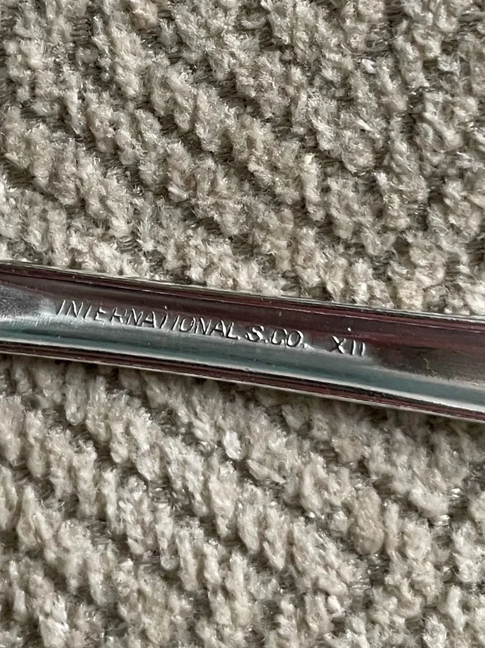 Vintage souvenir silver plate teaspoon from Las Vegas